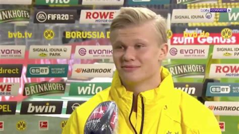 Explaining Last Night's Bizarre Erling Haaland Post-Match Interview ...