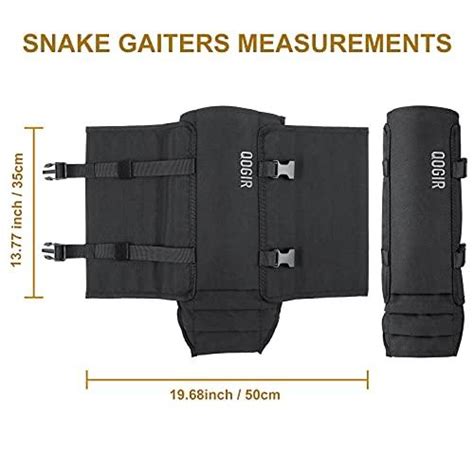 QOGIR Snake Gaiters for Hunting: Durable Snake Guards, Snake Gaiter ...