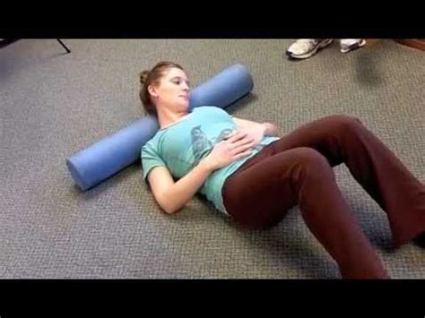 Shoulder Relaxation with Foam Roller - YouTube