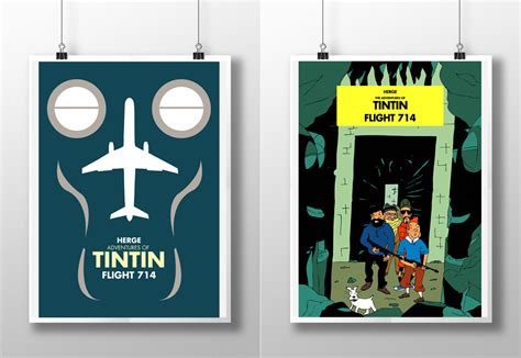 Tintin Posters on Behance