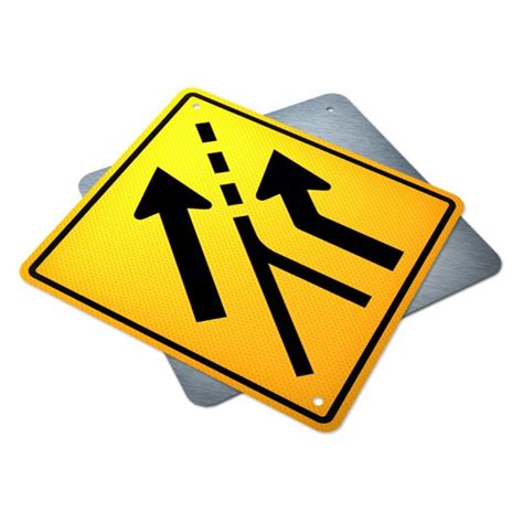 Added Lane (Right) Traffic Sign | Traffic Supple Alberta