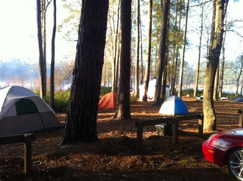 Camping at Ratcliff Lake of Davy Crockett National Forest near Kennard ...