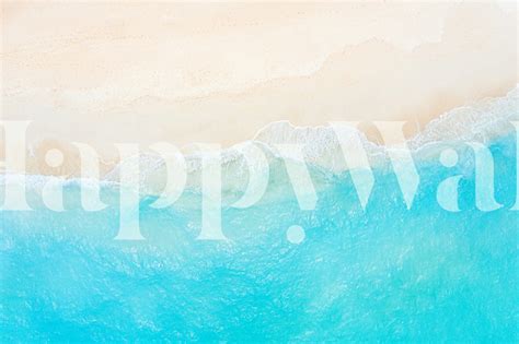 Beach Aerial Wallpaper | Buy Online at Happywall