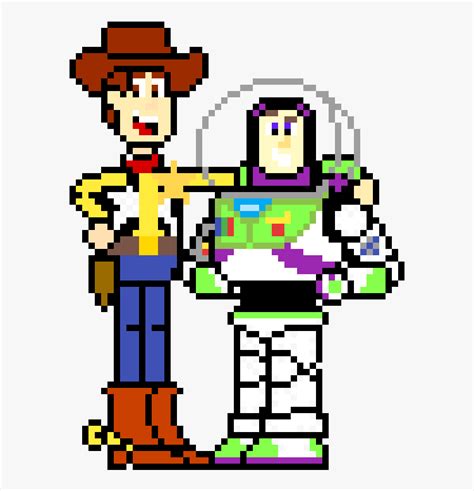 Woody Toy Story Pixel Art , Free Transparent Clipart - ClipartKey