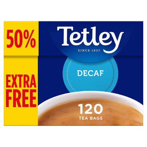 Tetley Decaf Tea Bags x120 - £2.5 - Compare Prices