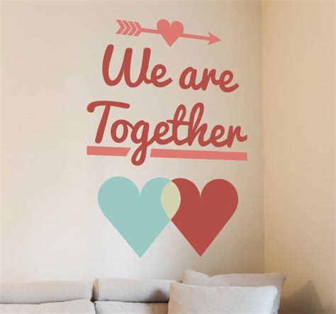 We Are Together Wall Sticker - TenStickers