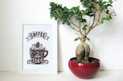 Set of Banners with coffee quotes. (25127)