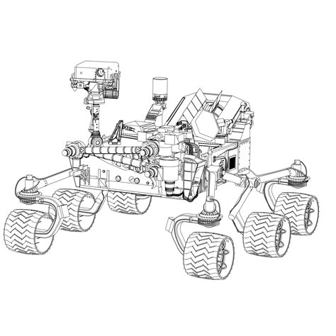 Mars Curiosity Rover by Brian Haeger at Coroflot.com