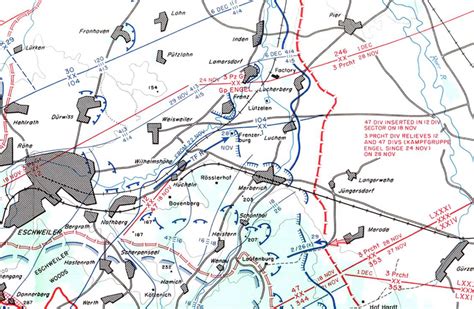 Hurtgen Forest Regimental Level Battle Map – Battle Archives