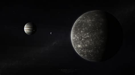 Jupiters Moon Callisto Spaceporn