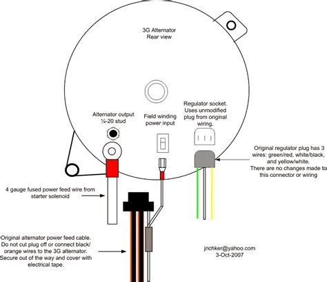 Wiring Diagram For Ford 3g Alternator