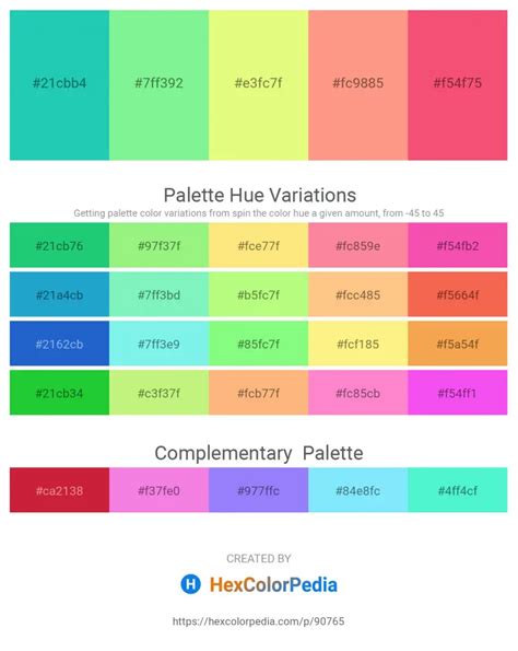 1439 Light Salmon Color Schemes | Hexcolorpedia