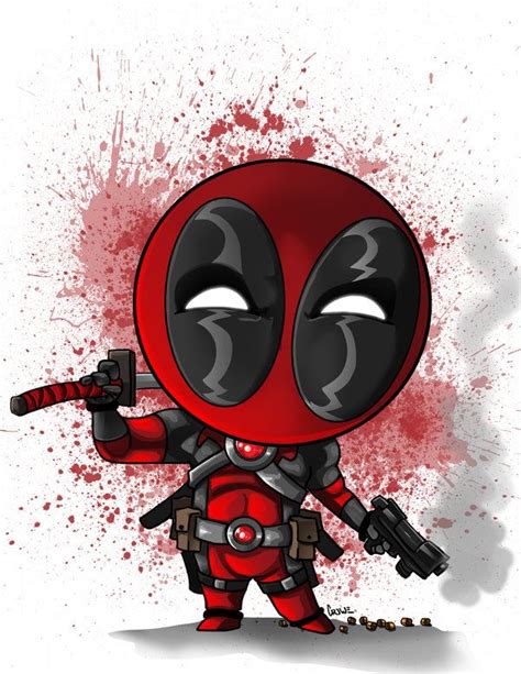 Lil Deadpool | Deadpool, Art, Baby marvel