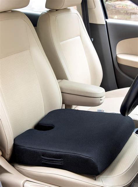 Car Seat Cushion for Long & Comfortable Drive - Orthopedic U-Cut Out ...