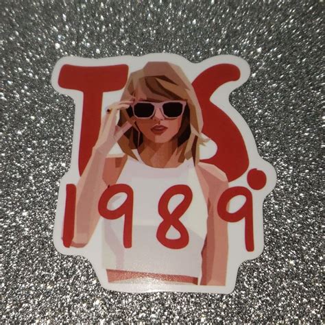 MUSIC Taylor Swift Waterproof Sticker 1989 | Waterproof stickers, Taylor swift, Album covers