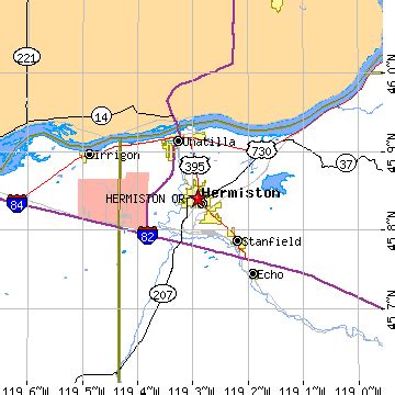 Hermiston, Oregon (OR) ~ population data, races, housing & economy