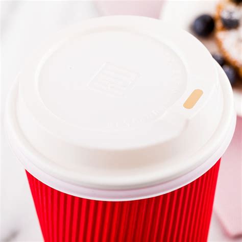 Plastic Coffee Cup Lids - White - Fits 8, 12, And 16oz. Restaurantware ...