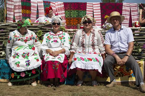 Belarus, Avtyuki village, July 31, 2021. Festival of Belarusian culture ...