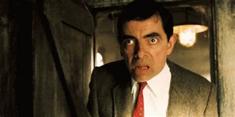 Mr Bean Horrified GIF - MrBean Horrified Scared - Discover & Share GIFs