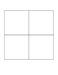 four square writing template printable | Four Square Writing Method - Free Printable Template ...