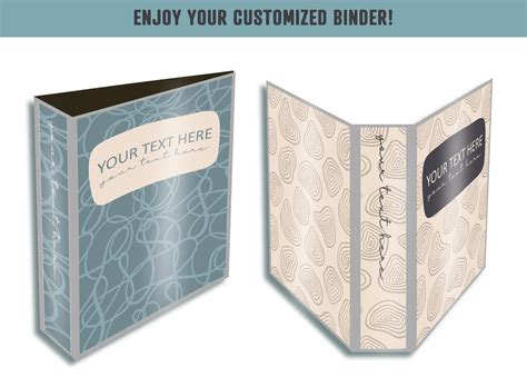 Powerpoint Binder Cover Templates 10 Printable/editable - Etsy