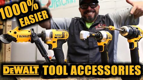 TOP 3 DeWALT Power Tool Accessories That Will Make YOUR LIFE 1000% EASIER! - YouTube