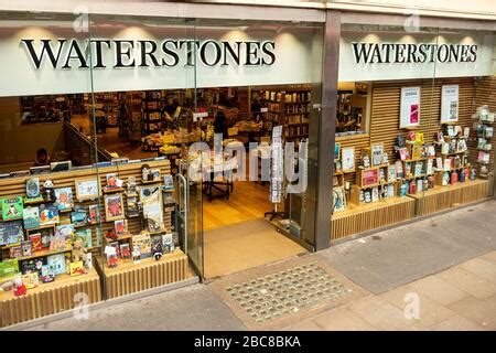 Waterstones, iconic British high street Bookshop brand - exterior logo ...