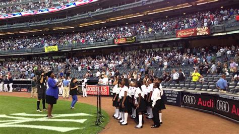 DREAM Charter School Chorus Sings The National Anthem - YouTube