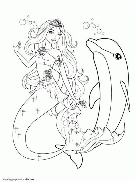 Barbie In A Mermaid Tale Coloring Pages Coloring Pages Gallery | Hot ...