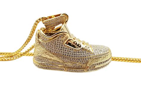 Jordan Retro 3's Completely Iced out Kicks - Yellow Canary