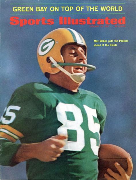 Green Bay Packers Max Mcgee, Super Bowl I Sports Illustrated Cover by ...