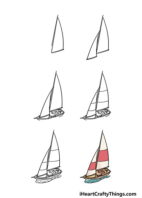 Sailboat Drawing Sketch