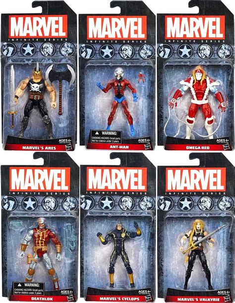 Marvel Avengers Avengers Infinite Series 3 Set of 6 3.75 Action Figures Hasbro Toys - ToyWiz