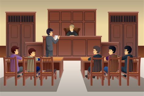 Courtroom Illustrations, Royalty-Free Vector Graphics & Clip Art - iStock