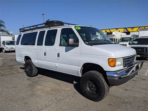 2007 Ford E-350 Lifted Extended Cargo Van Xlt Loaded B42329-c - New ...