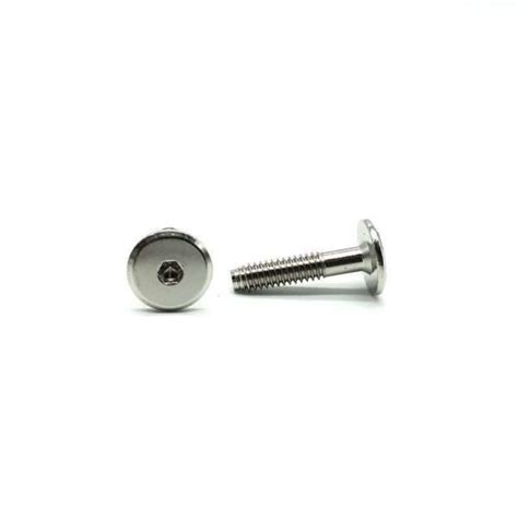 Connecting Screw “Chicago Bolt” 30mm (1 3/16″), M4 Hex 1/4:20, Nickel - Canmade Montreal