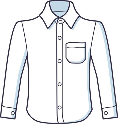 6+ Dress Shirt Clipart - Preview : White Long Sleeve | HDClipartAll