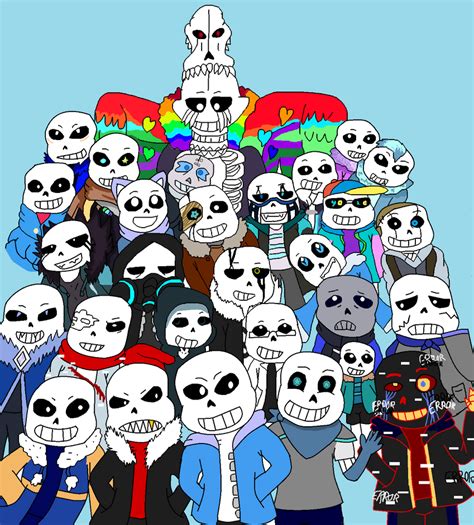 Many Sans AU Undertale by AshleyFluttershy on DeviantArt