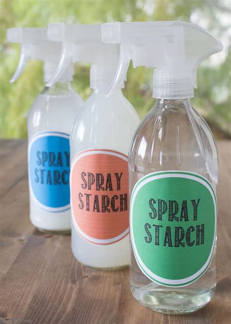 How to Make Liquid Spray Starch: 3 Non-Toxic Recipes - Bren Did