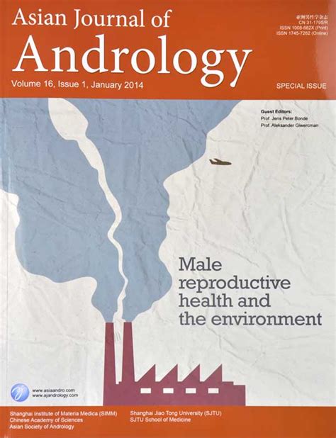 亚洲男性学杂志英文版Asian Journal Of Andrology杂志订阅|2024年期刊杂志|欢迎订阅杂志