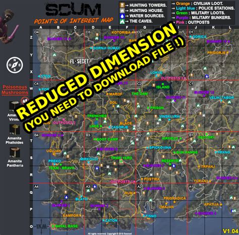 Scum Interactive Map