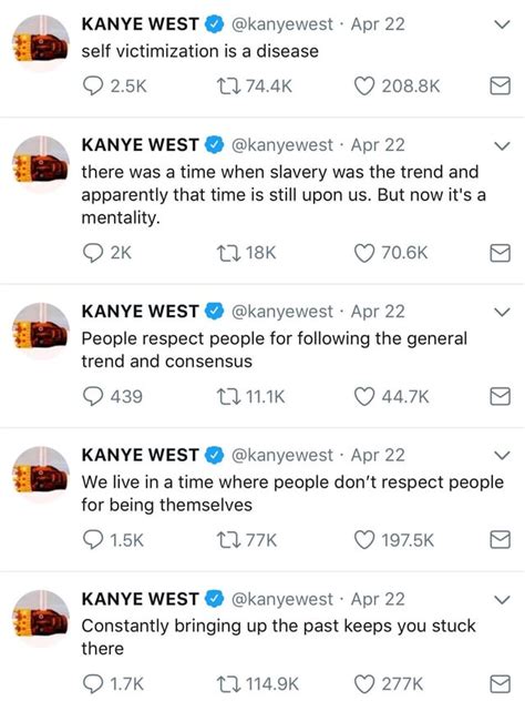 Here's some of the Kanye West tweets that are enraging leftists. : r/Conservative