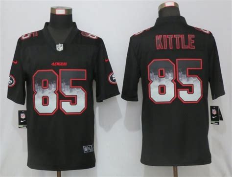 San Francisco 49ers George Kittle #85 Nfl 2020 Black Jersey - Bluefink