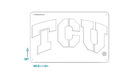 TCU Stencil - The Tailgater