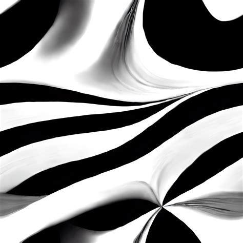 Elegant Black and White Swirls Pattern · Creative Fabrica