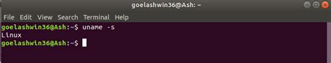 uname command in Linux with Examples
