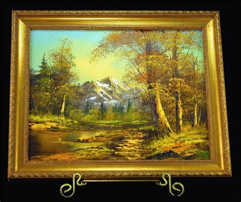 Vintage Signed Oil Painting ~ Landscape ~ Signed B. Holland ~ Listed ...