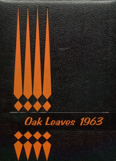 1963 yearbook from Oakfield High School from Oakfield, Wisconsin for sale