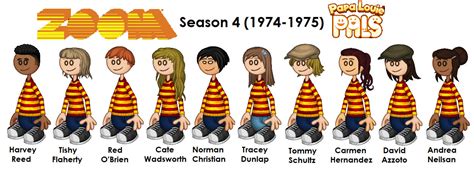 ZOOM Season 4 Cast (1974-1975) by liamaguilar30 on DeviantArt