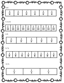 Color the Fraction Bar by Madison Randall | TPT